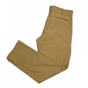 Eddie Bauer Herren Travex Chino gerades Bein Outdoor Wandern hellbraun khaki Hose 36x32 - Bild 1 von 23
