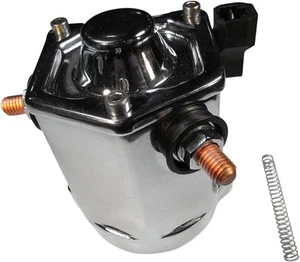 Terry Components 555140 Loaded Starter Solenoid Body Chrome - Picture 1 of 1