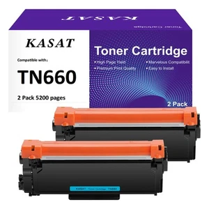 Higher Yield Compatible Toner Cartridge Replacement for Brother TN660 TN-660 ... - Picture 1 of 7