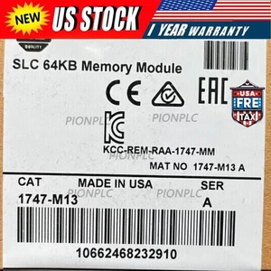 AB 1747-M13 SER A SLC EEPROM Memory Module 1747-M13 - Picture 1 of 4
