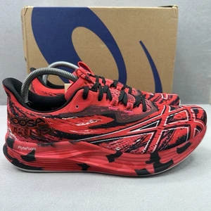 Scarpe Uomo Taglia 9 ASICS NOOSA TRI 15 Rosso Elettrico Running Sneakers Sportive NUOVE - Foto 1 di 9
