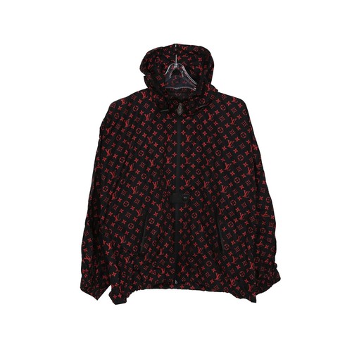 LOUIS VUITTON（LV） Giacca con cappuccio pantaloncino Louis Vuitton rosso monogramma nylon 34 56656564