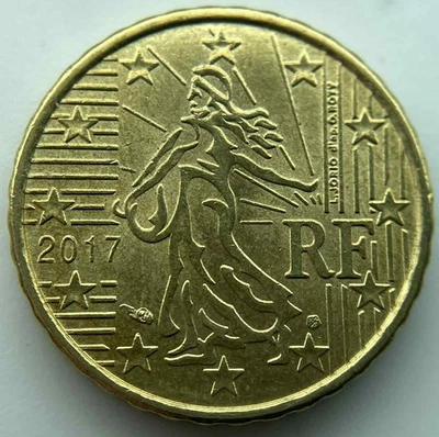 法国 10 欧元美分 2017 — 第 1/2 张图片