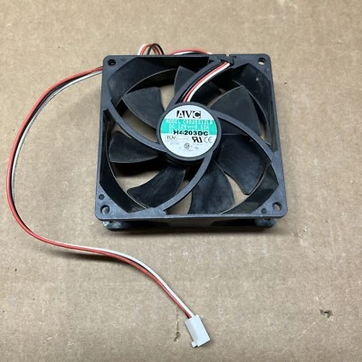 AVC 90mm 3-Pin 12V 0.12A PC Exhaust System Computer Case Fan  C9025S12LB - Image 1 of 4