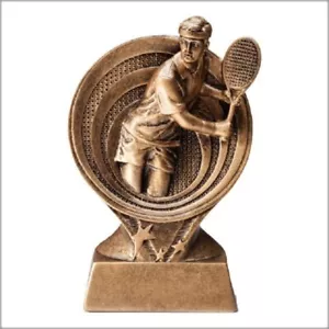 Trofeo masculino de tenis de 6" personalizado gratis - Imagen 1 de 2