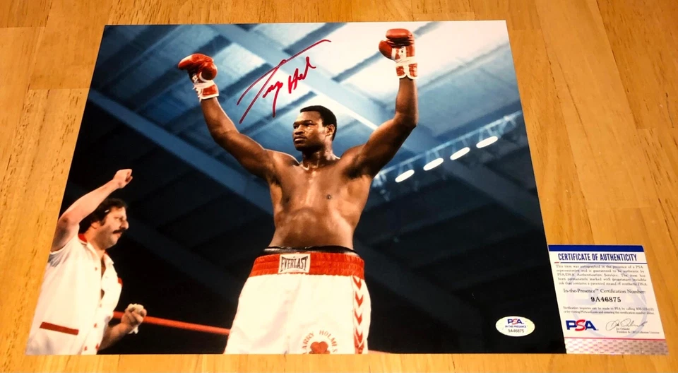 Larry Holmes Boxing Champion Signed Autographed 11x14 Photo PSA A - Image 1 of 1