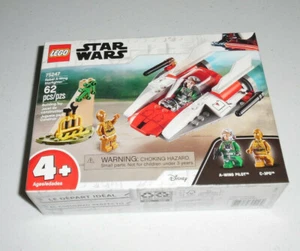 LEGO Star Wars Rebel A-Wing Starfighter 75247 62 piezas conjunto de construcción kit de juguete 2019 - Imagen 1 de 3