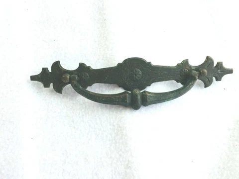 Large Vintage Drop Door Drawer Pull Handle 26623 Cover
