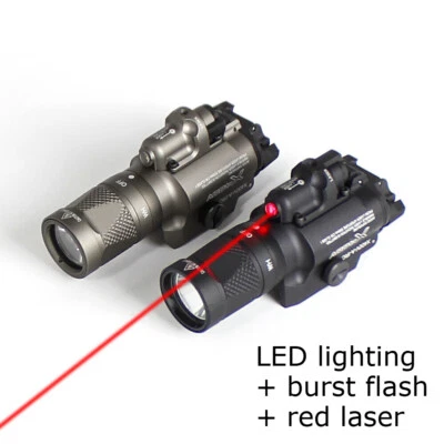 SOTAC X400V Tactical Flashlight - LED White & Strobe & Red Laser Sight Light - Image 1 of 4
