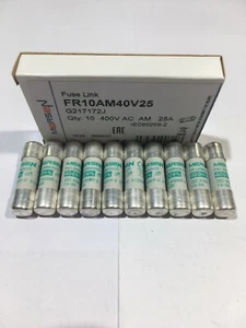 Mersen FR10AM40V25 25A 400V Sicherung FERRAZ SHAWMUT 10x38mm JPSF478 Menge 1/5/10 - Bild 1 von 7