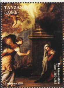Tanzania - Annunciation, Titian, 1560-1565 - Picture 1 of 1