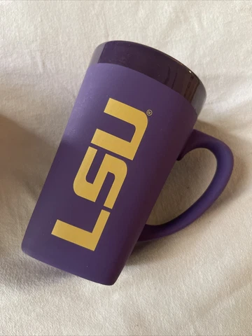LSU Tigers NCAA Purple and Yellow Coffee Mug Cup Cover