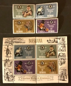 Stamps Botswana Scott #62-65a never hinged - Picture 1 of 1