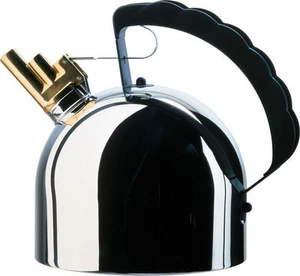 Alessi Officina - 9091 FM Kettle  Designer: Richard Sapper INDUCTIONABLE  - Picture 1 of 2