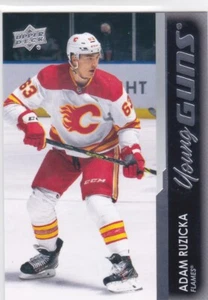 21/22 UD..ADAM RUZICKA..YOUNG GUNS..RC..CARD # 465..FLAMES..COMBINED SHIPPING - Picture 1 of 1
