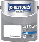 New Johnstone's Matt 2.5 L Wall and Ceiling Paint - Brilliant White (668647)