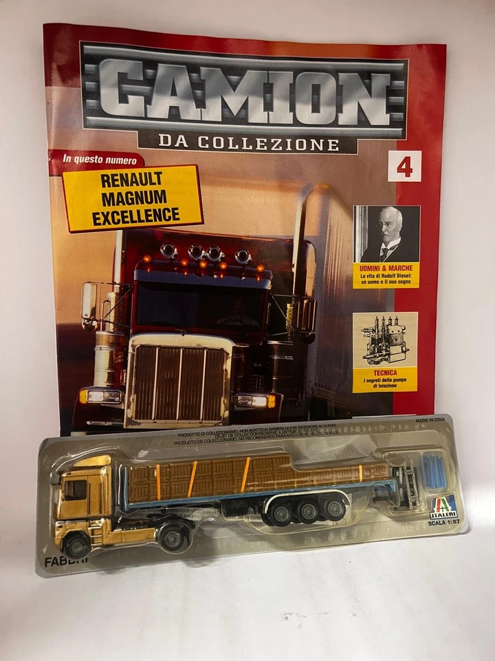 RENAULT MAGNUM EXCELLENCE 1:87 uscita 4 CAMION DA COLLEZIONE ITALERI - Immagine 1 di 2