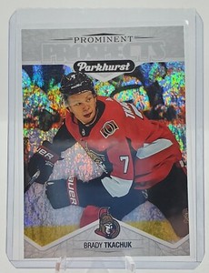 Brady Tkachuk 2018-19 Parkhurst Prominent Prospects Rookie Card RC #PP-17