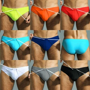 Hombres Baúles de Natación Calzoncillos Deportivos Traje de Baño Boxer Playa Pantalones Cortos Tabla de Surf 8 Colores - Imagen 1 de 18