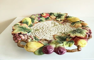Vintage platter from the "Country Gourmet" collection by Fitz and Floyd - RARE! - Picture 1 of 16