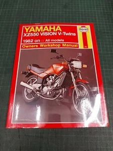 Haynes Yamaha XZ550 Vision V Twins 82 Onwards Service & Repair Manual -New - Picture 1 of 3