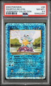 Pokemon SQUIRTLE 95/110 Reverse Holo - LEGENDARY COLLECTION - PSA 8.5 NM/MT+ - Picture 1 of 2