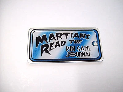 Revenge From Mars Pinball Machine Key Chain Martians Read The PinGame Journal  - Image 1 of 2