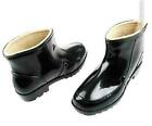 Mens Non Slip Waterproof Snow Rain Ankle Boots Gardening Rubber Casual Shoes Mon