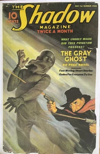 Shadow Magazine 11x17 Cover Print Art Poster Gray Ghost Spy Thriller - Picture 1 of 1