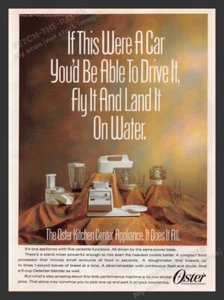 Oster Kitchen Center Appliances It Does it All 1980s Print Advertisement Ad 1988 - Picture 1 of 1