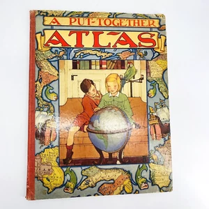 VINTAGE 1931 OPENHEIMER SAM GABRIEL SONS A ZUSAMMENGESTELLT ATLAS AUSSCHNITT BUCH - 30ER - SELTEN - Bild 1 von 20