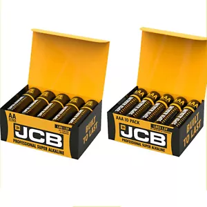 JCB INDUSTRIAL PRO AA & AAA ALKALINE BATTERIES LR03 LR6 LONGEST EXPIRY DATE - Picture 1 of 21