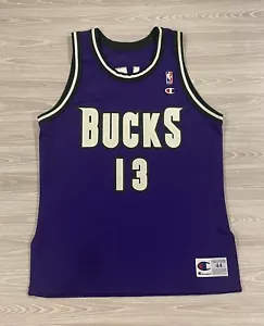 Maglia vintage anni 90 Milwaukee Bucks Glenn Robinson #13 Champion uomo taglia 44 - Foto 1 di 8