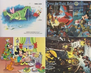 4 Blocks Walt Disney Sierra Leone postfrisch 9202 - Bild 1 von 1