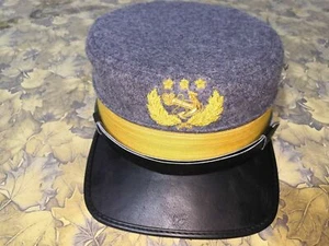 REPRODUCCIÓN DE LA GORRA VISERA DE OFICIAL NAVAL CONFEDERADO DE GUERRA CIVIL MÁS RARA... - Imagen 1 de 4