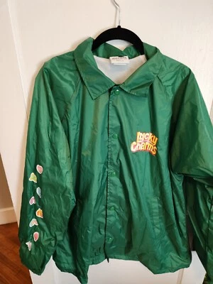 RARE LUCKY CHARMS Green Jacket Adult Large - Image 1 of 3