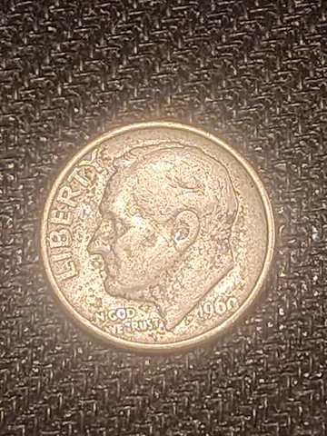 1960 Dime No Mint Mark Cover