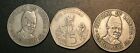 3 VINTAGE COINS LOT REPUBLIC OF LIBERIA, 2- 1 DOLLAR 1976, 5 DOLLAR 1982    (90A