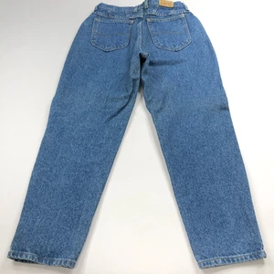Lee 12 Petite (Fits 30W 27L) Made In USA High Rise Denim Jeans Blue PLS READ - Picture 1 of 10