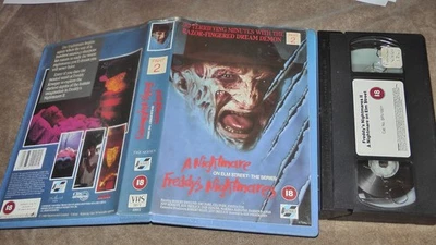 A Nightmare On Elm Street Freddy's Part 2 VHS Video Tape Ex Rental Big Box Cert - Image 1 of 4