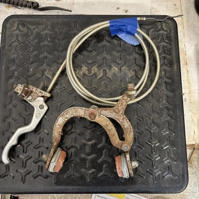 VTG 1980s Ming Green BMX Super Scooter California Super Gear rear brake assembly - Image 1 of 3