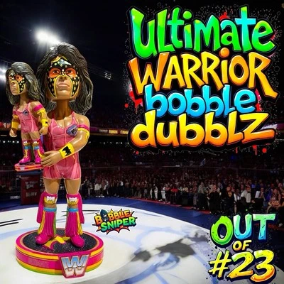 ULTIMATE WARRIOR WrestleMania WWE Bobble Dublz Solo #23 Hecho Bobblehead Foto 1 de 4