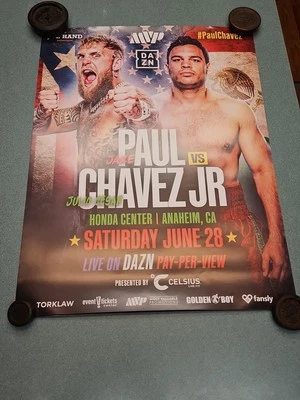  Paul Vs Chavez Jr Boxing Promo Poster - Image 1 of 4