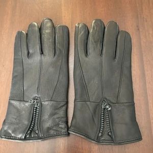 NWOT Thinsulate Black Lamb Skin Leather Gloves Size XL Very Supple Leather - Picture 1 of 3