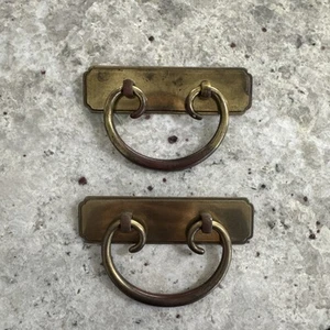 Thomasville Chinoiserie Brass Dresser Chest Bail Pulls Hardware Asian 5.5” Total - Picture 1 of 10