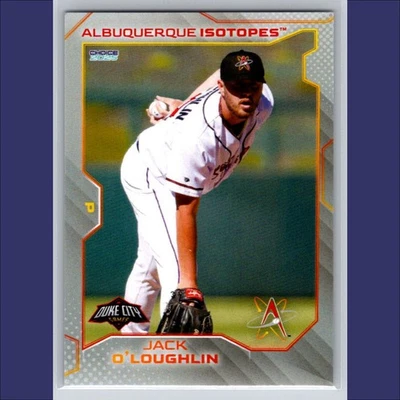 Jack O'Loughlin Minor League Team Set 2025 Choice #12 Albuquerque Isotopes Card - Image 1 of 3