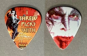 ⚡️Rarer KISS Kruise II Gene Simmons “I Threw picks…” guitar pick +Free Shipping! - Picture 1 of 3