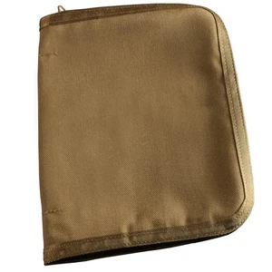 Weatherproof CORDURA Fabric, 1/2" Ring Binder Cover, 6.75" x 8.875", Tan Cove... - Picture 1 of 5
