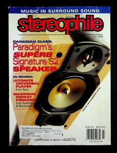 Stereophile Magazine JULY 2005 Paradigm's Superb Signature S2 Speaker - Imagen 1 de 3