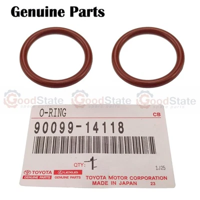 Genuine LandCruiser 80 Series FZJ 1FZ 4.5 Petrol Distributor O Ring Seal x2 - Image 1 of 4